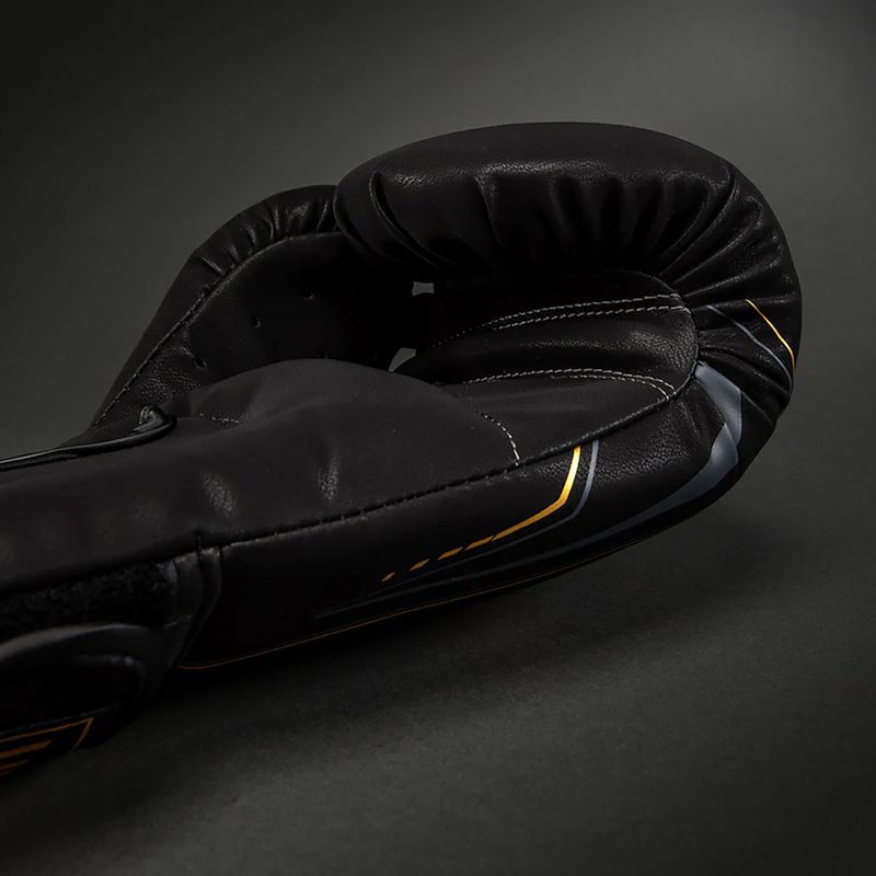 Bokso pirštinės Venum Streamline Boxing black/gold 4