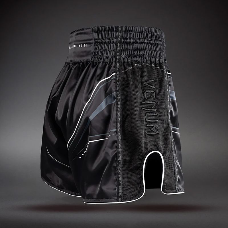 Vyriški treniruočių šortai Venum Streamline Muay Thai black/white 4