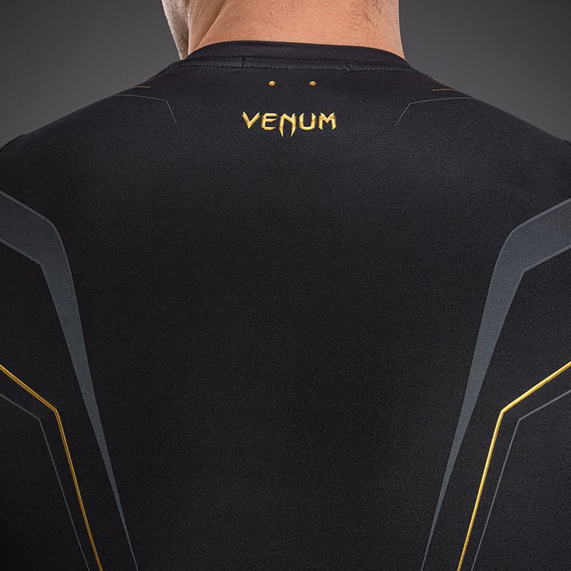 Vyriški marškinėliai Venum Streamline black/gold 6