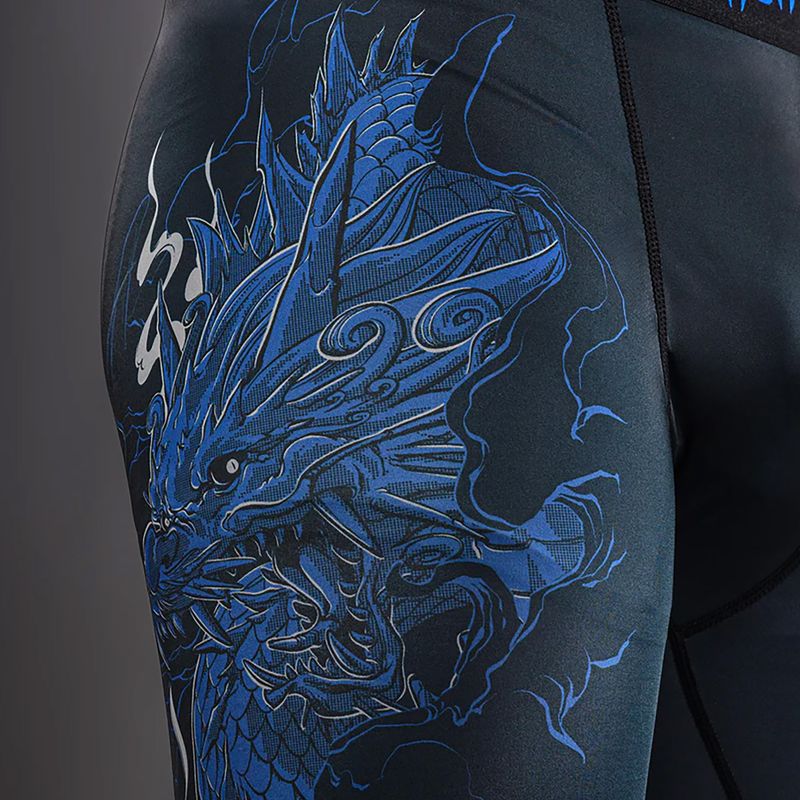 Vyriškos treniruočių kelnės Venum Thunder Dragon Spats Black/Royal Blue 7