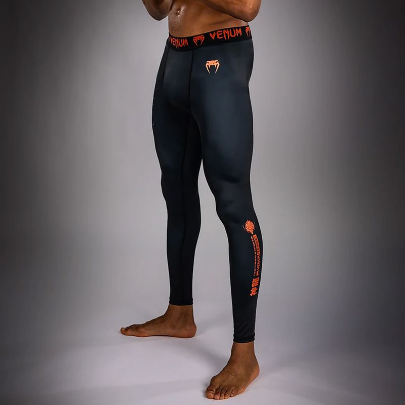 Vyriškos treniruočių kelnės Venum Thunder Dragon Spats Black/Grey/Copper 4