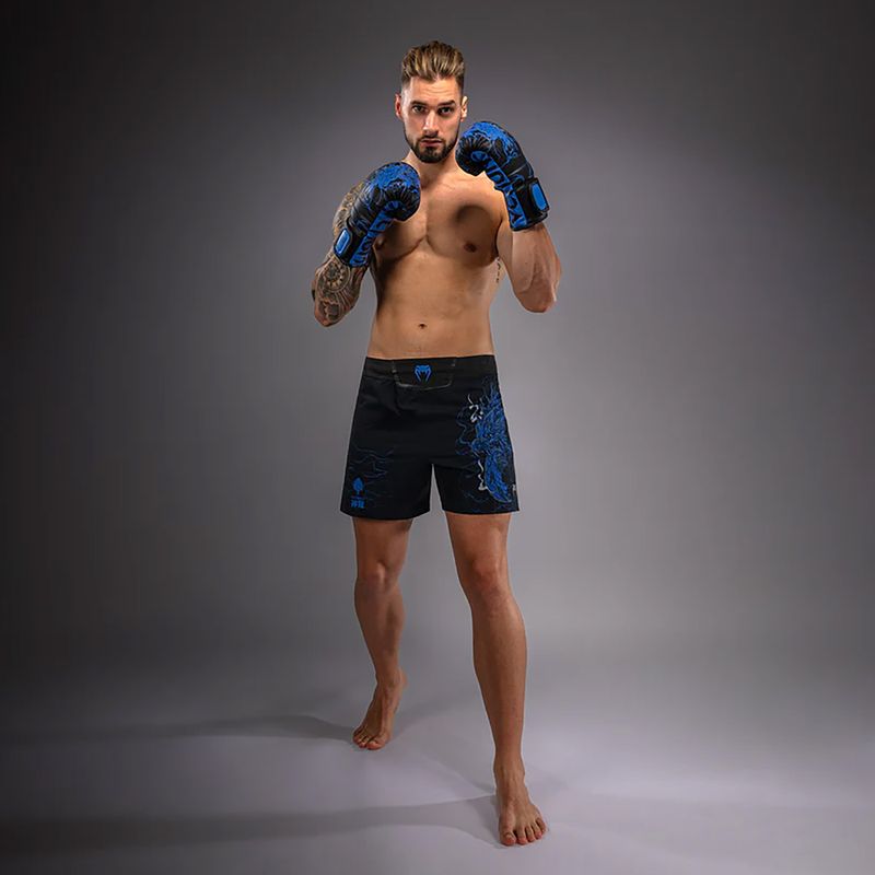 Vyriški treniruočių šortai Venum Thunder Dragon Black/Royal Blue 2