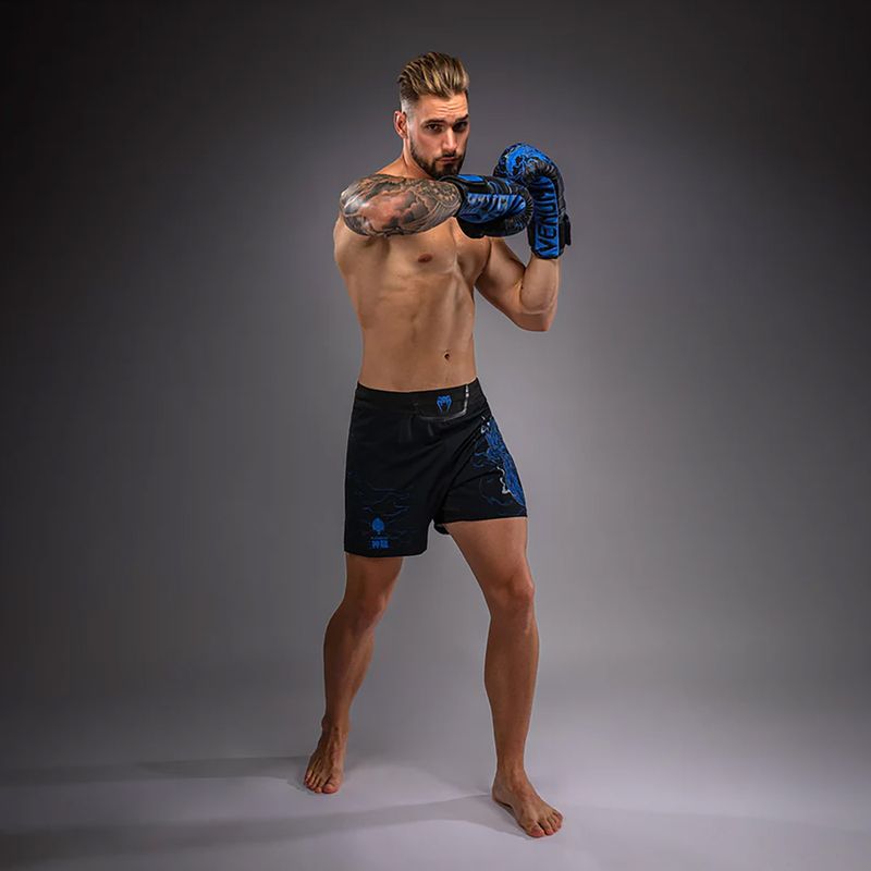 Vyriški treniruočių šortai Venum Thunder Dragon Black/Royal Blue 4
