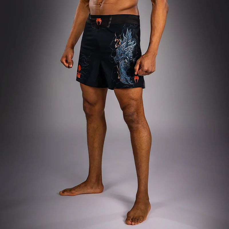 Vyriški treniruočių šortai Venum Thunder Dragon Black/Grey/Copper 4