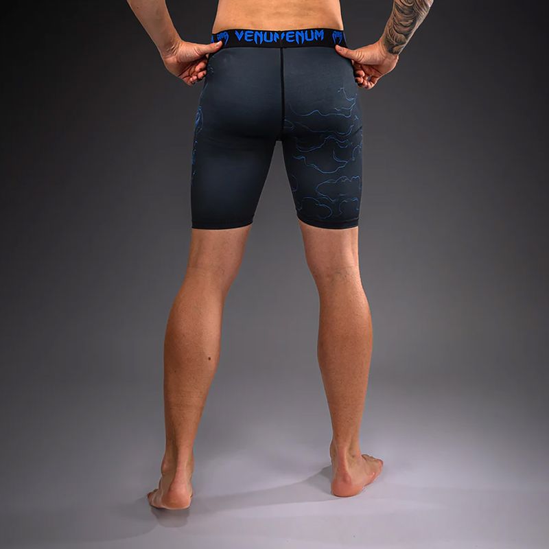Vyriški treniruočių šortai Venum Thunder Dragon Vale Tudo Black/Royal Blue 3