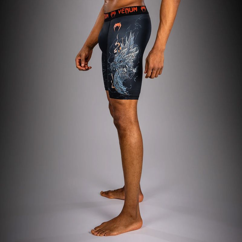 Vyriški treniruočių šortai Venum Thunder Dragon Vale Tudo Black/Grey/Copper 6