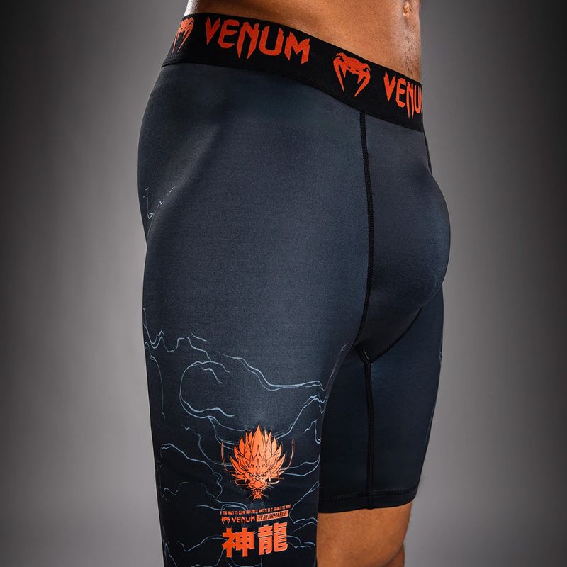Vyriški treniruočių šortai Venum Thunder Dragon Vale Tudo Black/Grey/Copper 7
