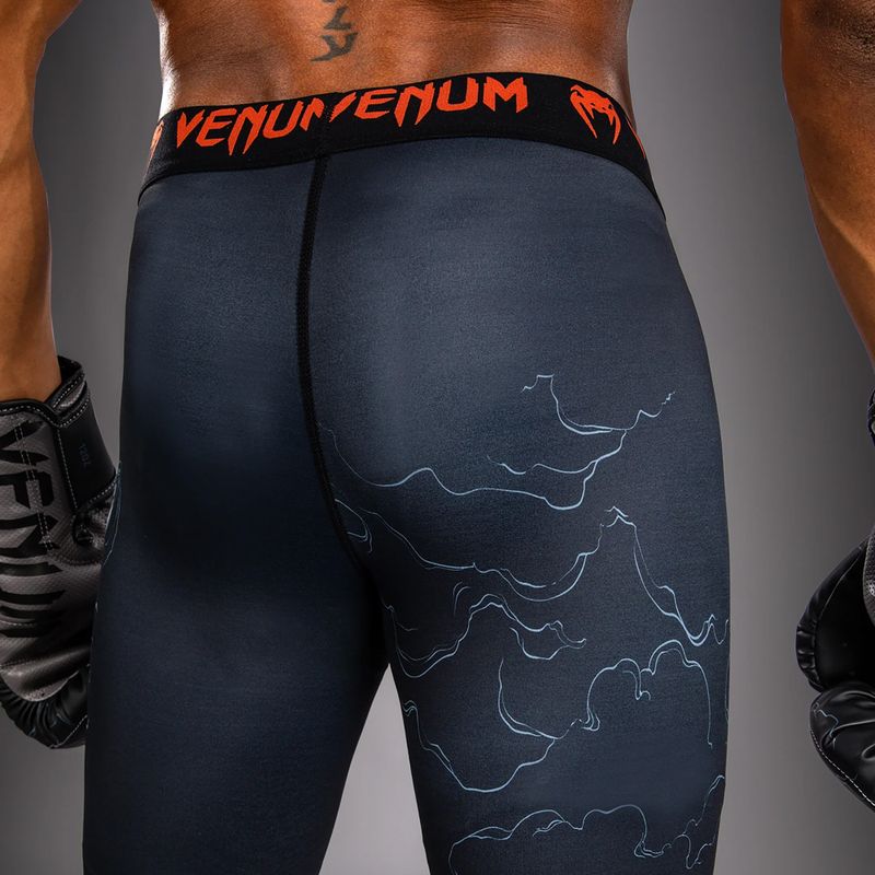 Vyriški treniruočių šortai Venum Thunder Dragon Vale Tudo Black/Grey/Copper 9