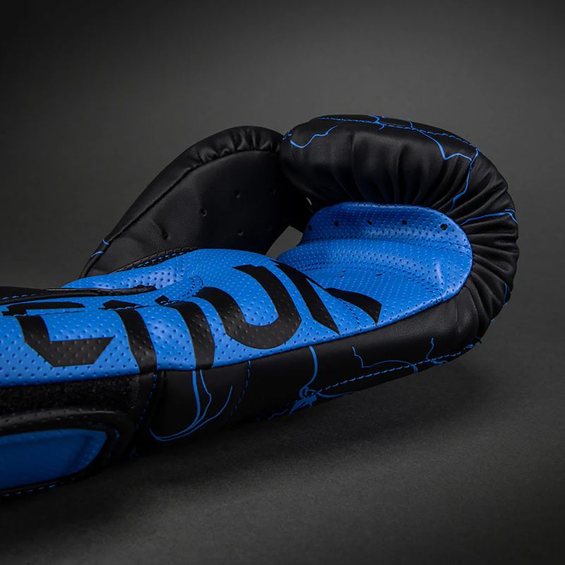 Bokso pirštinės Venum Thunder Dragon Boxing black/royal blue 5
