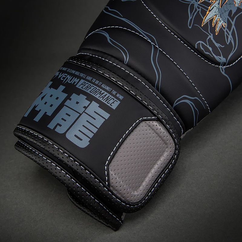 Bokso pirštinės Venum Thunder Dragon Boxing black/grey/copper 3