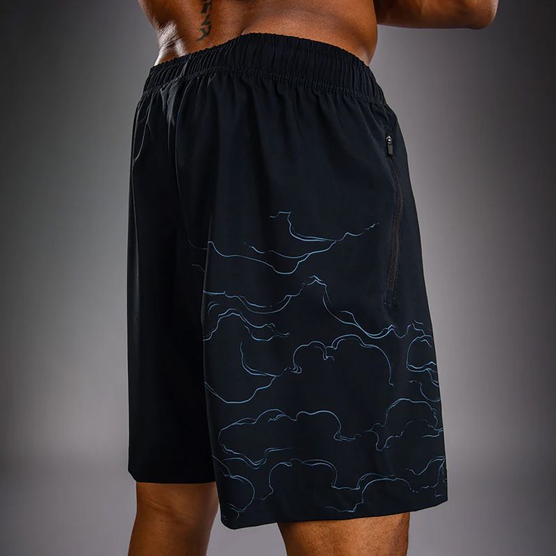 Vyriški treniruočių šortai Venum Thunder Dragon Training Black/Grey/Copper 6