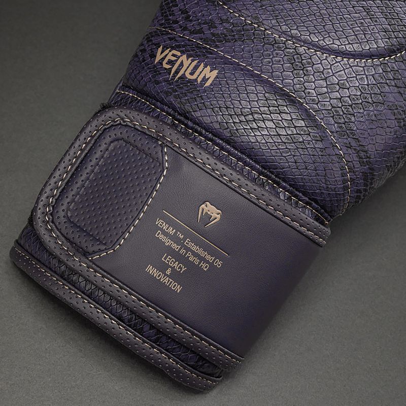 Bokso pirštinės Venum Impact Evo Scales Boxing dark purple 3
