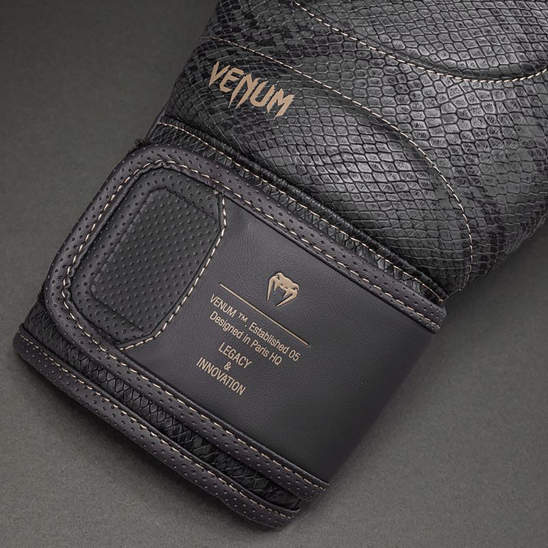 Bokso pirštinės Venum Impact Evo Scales Boxing dark grey 3