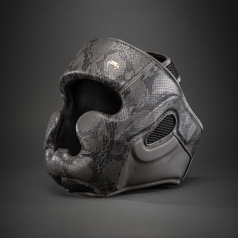 Bokso šalmas Venum Impact Evo Scales dark grey 2