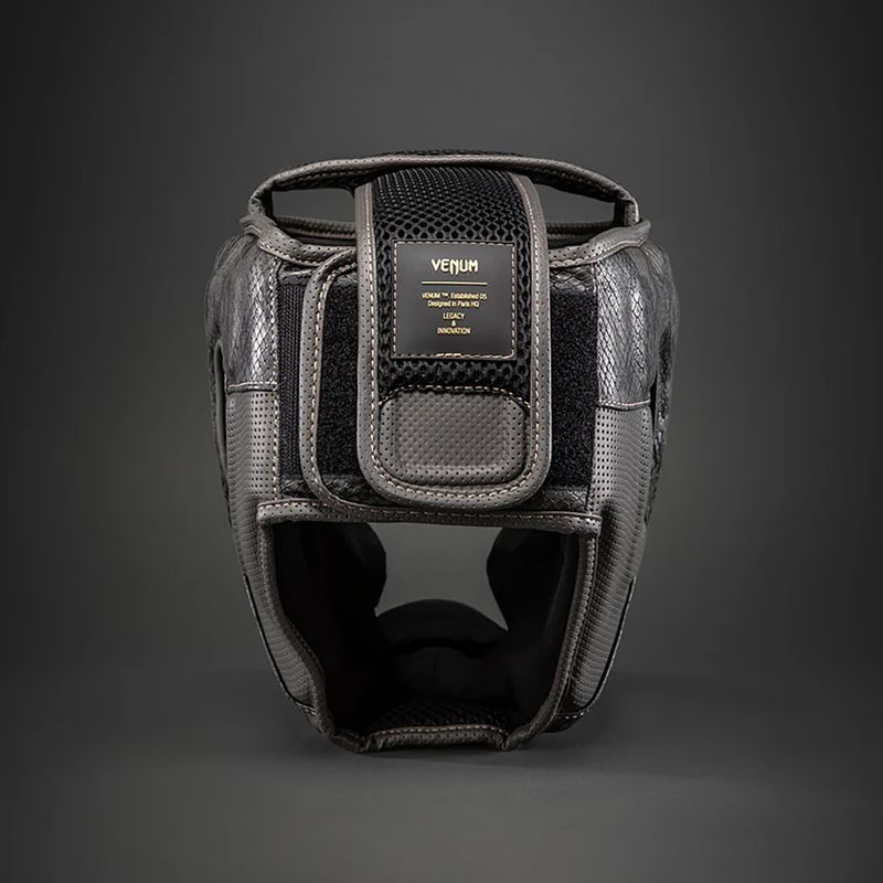 Bokso šalmas Venum Impact Evo Scales dark grey 4
