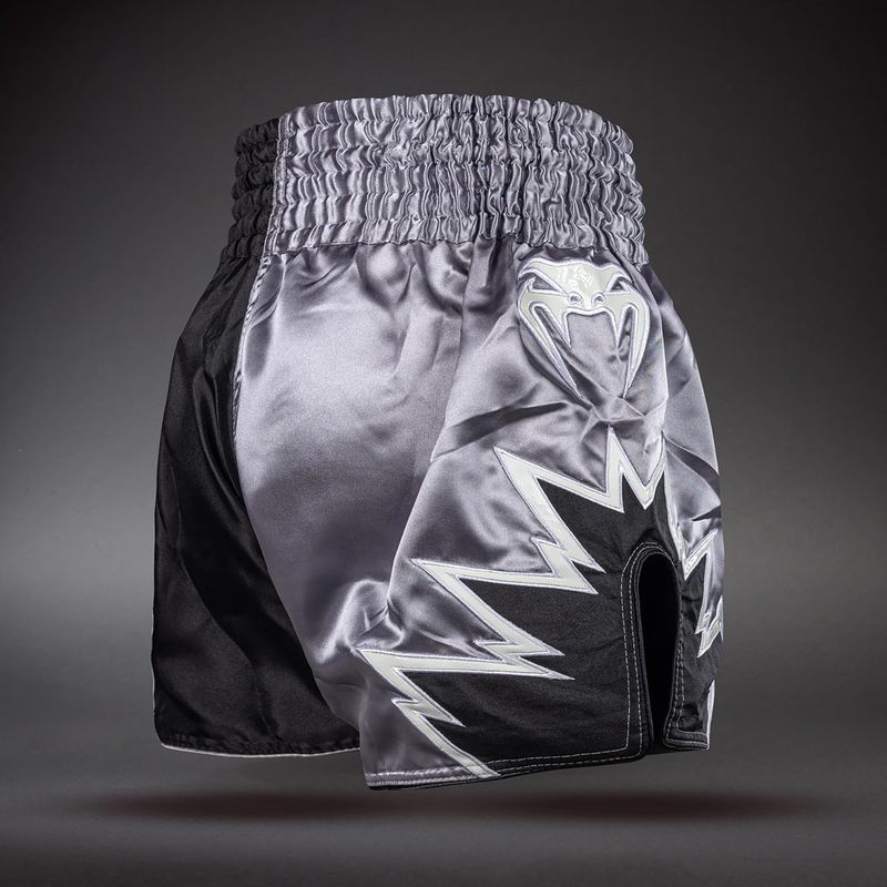 Treniruočių šortai Venum Inferno 2.0 Muay Thai Grey / Black 4