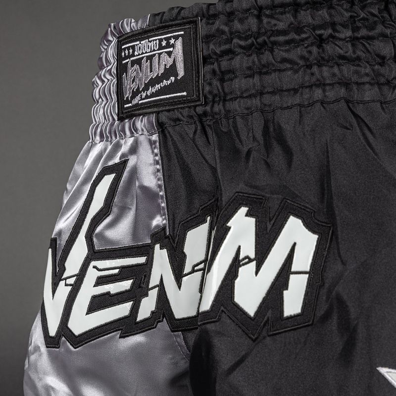 Treniruočių šortai Venum Inferno 2.0 Muay Thai Grey / Black 5