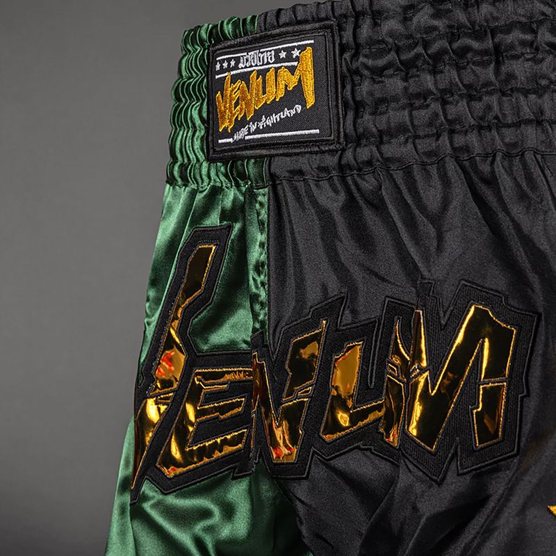 Treniruočių šortai Venum Inferno 2.0 Muay Thai Black/Khaki 5