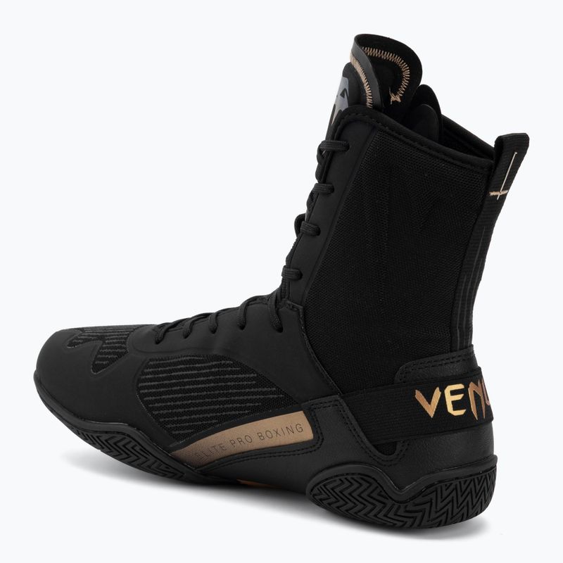 Bokso bateliai Venum Elite Neo Boxing black/gold 3