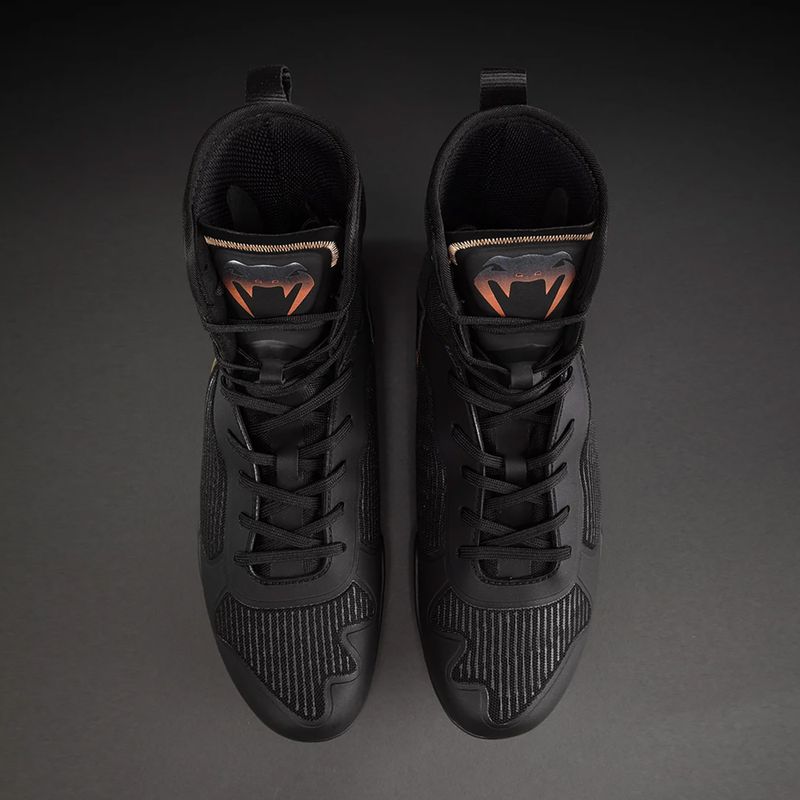 Bokso bateliai Venum Elite Neo Boxing black/gold 2