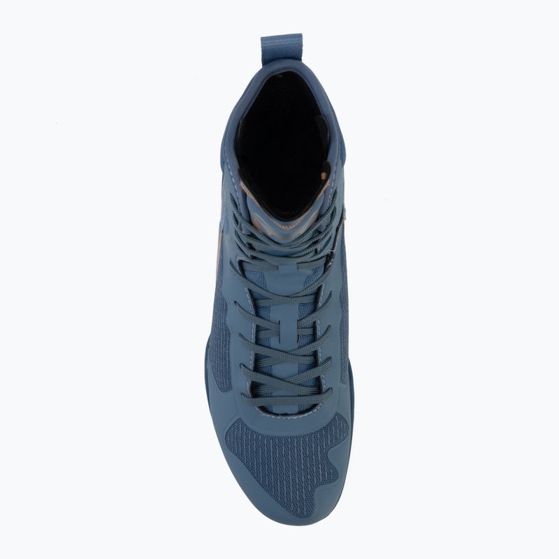 Bokso bateliai Venum Elite Neo Boxing steel blue/orange 5