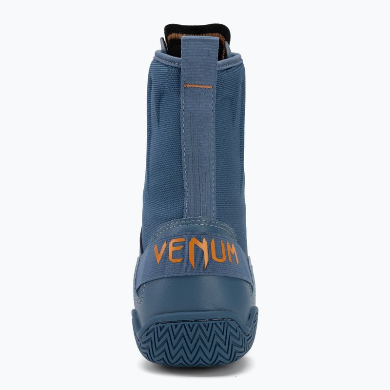 Bokso bateliai Venum Elite Neo Boxing steel blue/orange 6