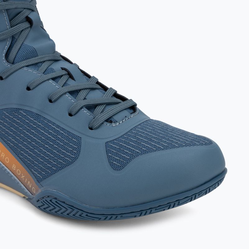 Bokso bateliai Venum Elite Neo Boxing steel blue/orange 7