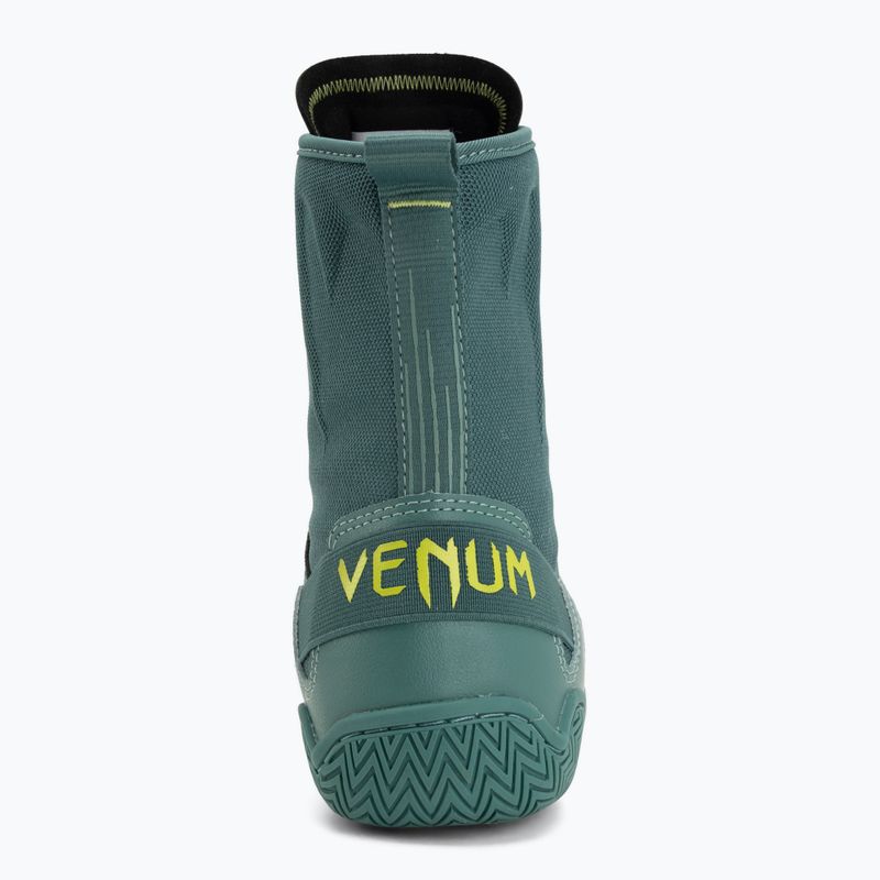 Bokso bateliai Venum Elite Neo Boxing green/neon yellow 6