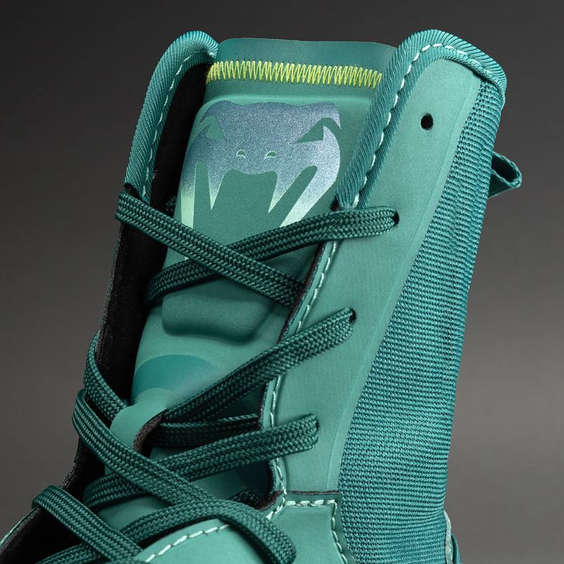 Bokso bateliai Venum Elite Neo Boxing green/neon yellow 4