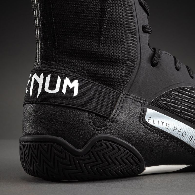 Bokso bateliai Venum Elite Neo Boxing black/white 5