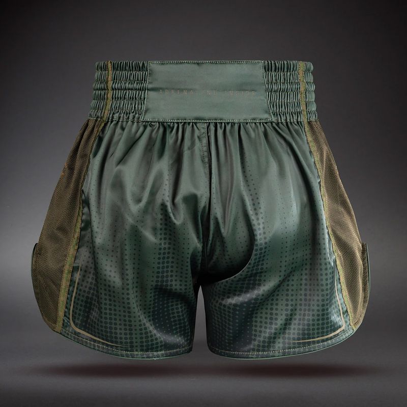Treniruočių šortai Venum Stealth Muay Thai Khaki/Dark Green 2