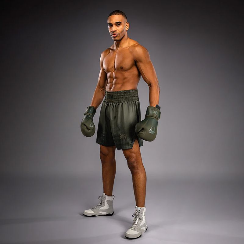 Vyriški bokso šortai Venum Stealth Boxing Khaki/Dark Green 4