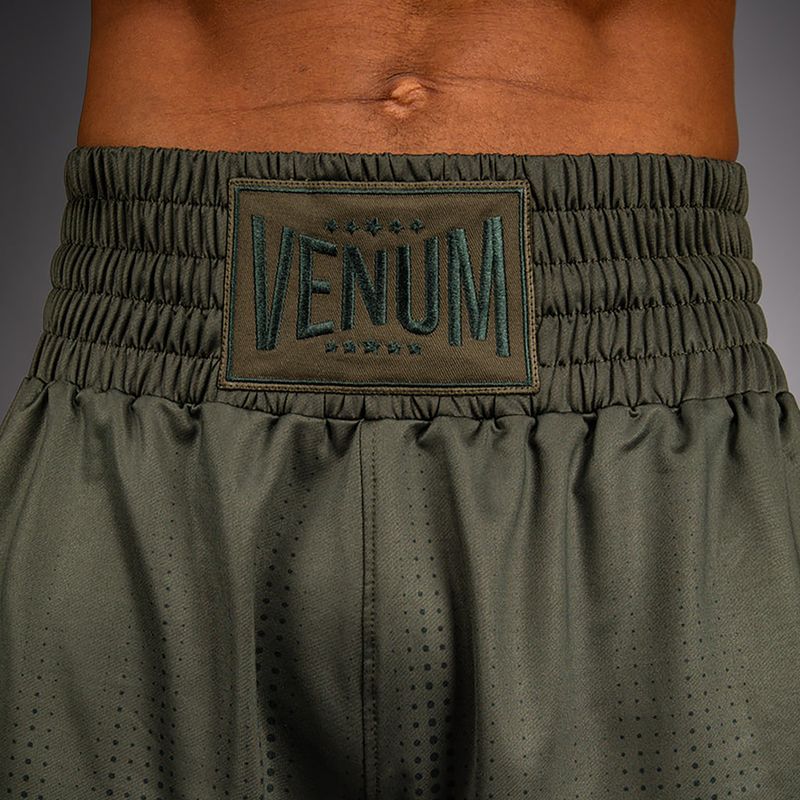Vyriški bokso šortai Venum Stealth Boxing Khaki/Dark Green 5