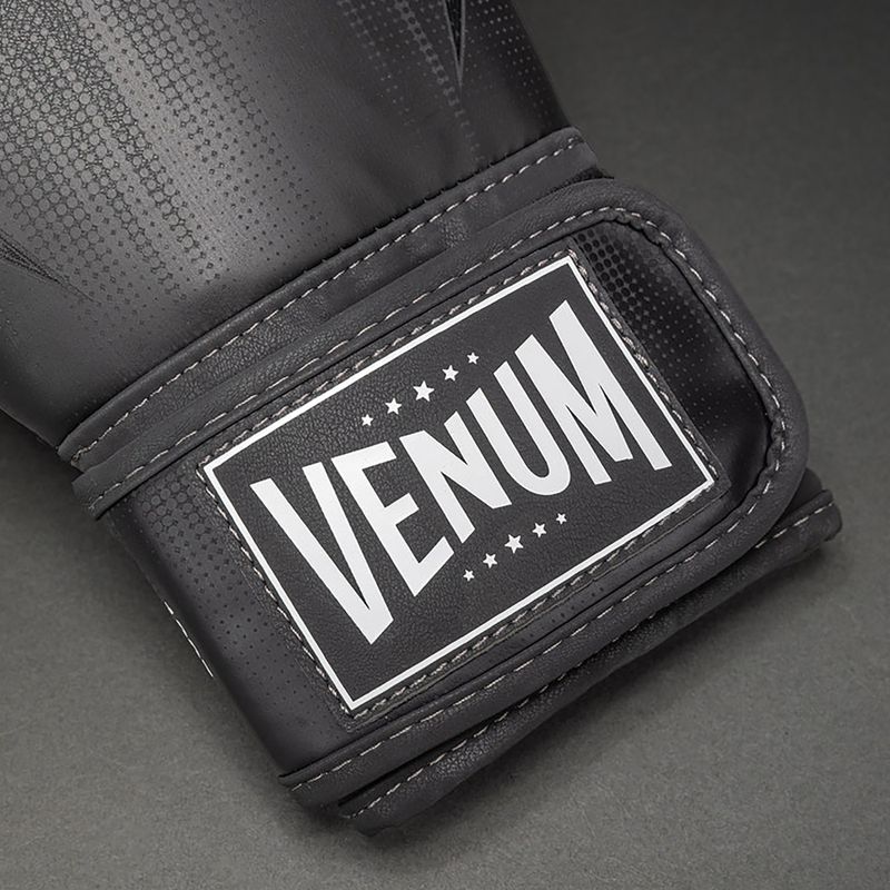 Bokso pirštinės Venum Stealth Boxing black/white 3