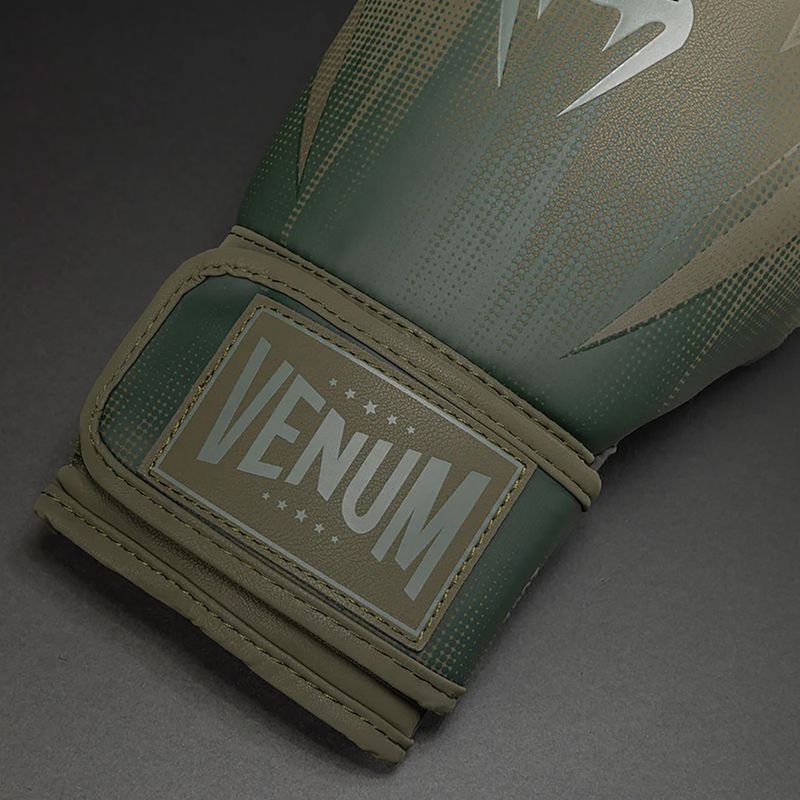 Bokso pirštinės Venum Stealth Boxing khaki/dark green 3