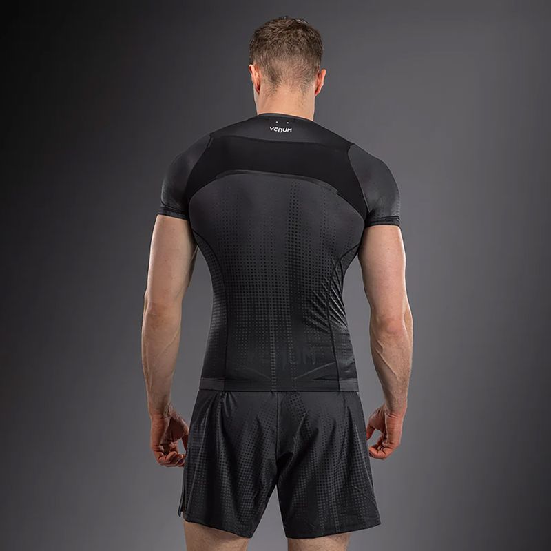 Vyriški marškinėliai Venum Stealth Rashguard black/white 2