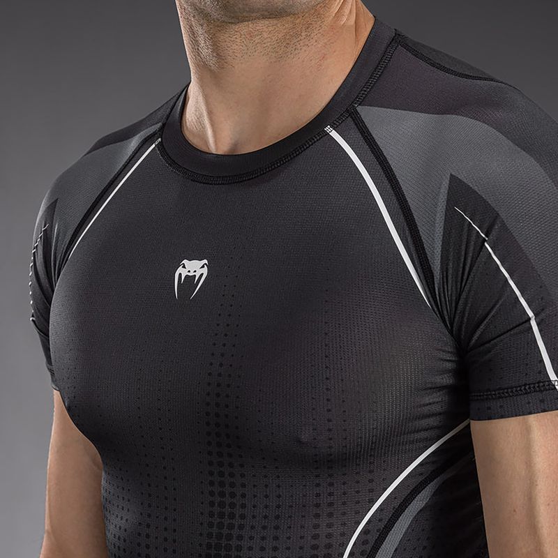 Vyriški marškinėliai Venum Stealth Rashguard black/white 5