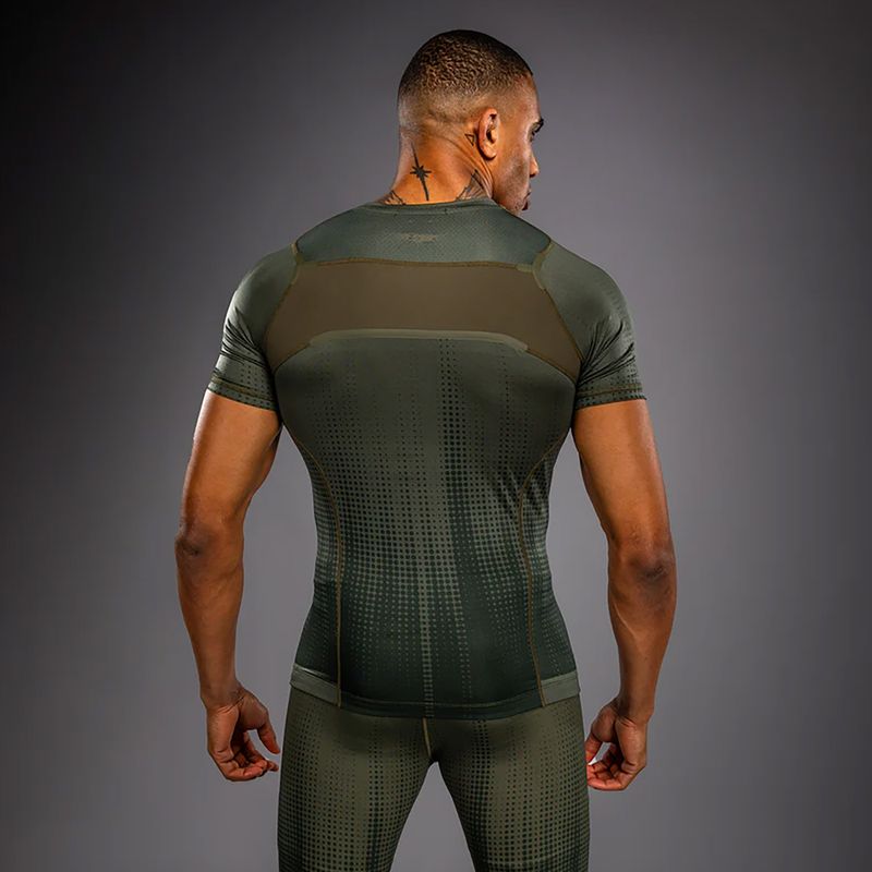 Vyriški marškinėliai Venum Stealth Rashguard khaki/dark green 2
