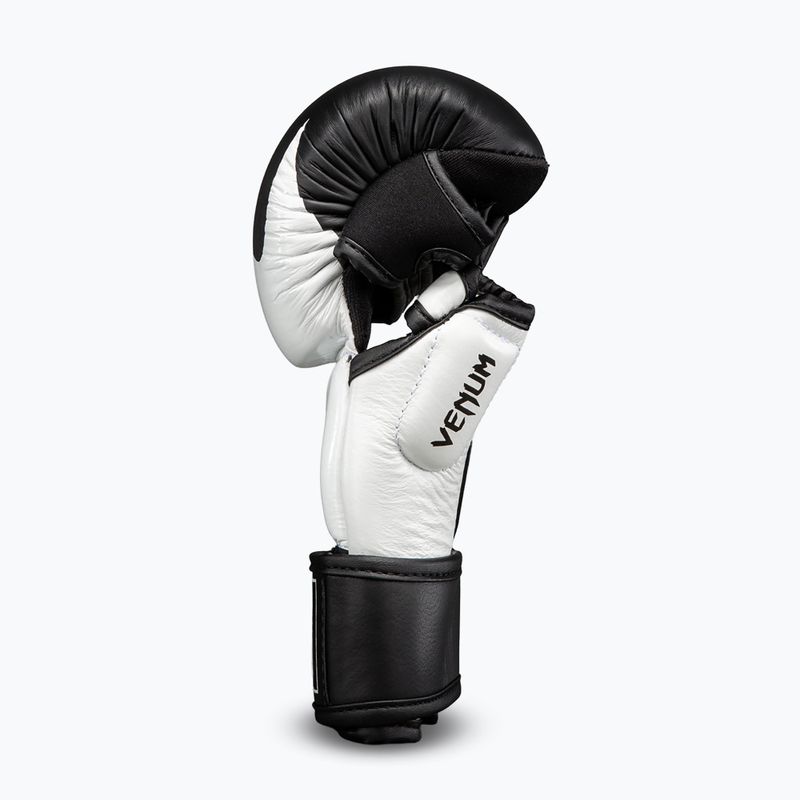 Pirštinės MMA Venum Attack 2.0 Sparring Leather black/white 3
