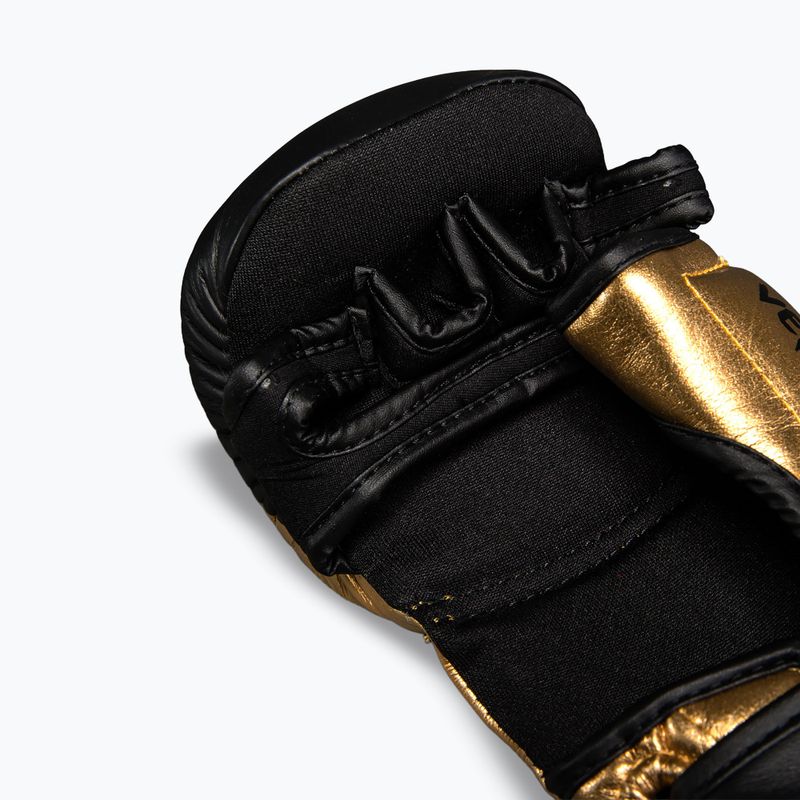 Pirštinės MMA Venum Attack 2.0 Sparring Leather gold/black 6