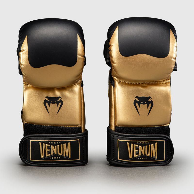 Sparingo pirštinės Venum Attack 2.0 Sparring gold/black 2