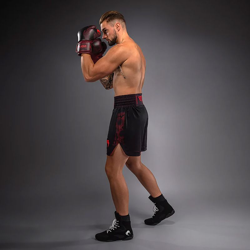 Vyriški bokso šortai Venum Spectre Boxing black/red 4