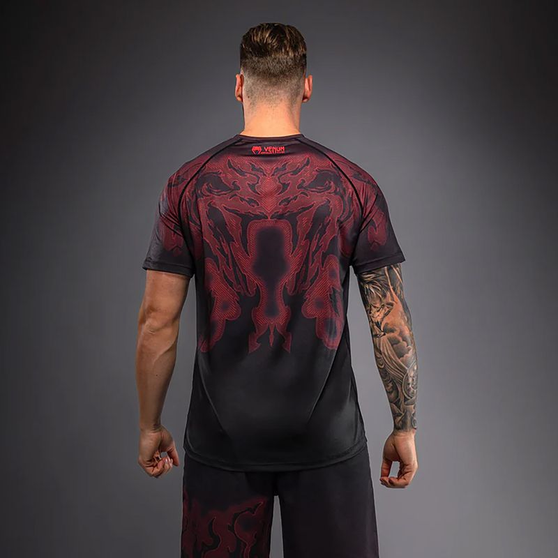 Vyriški marškinėliai Venum Spectre Dry-Tech black/red 3
