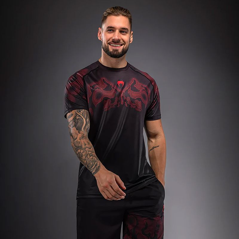 Vyriški marškinėliai Venum Spectre Dry-Tech black/red 4