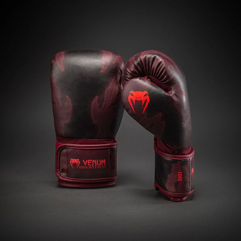 Bokso pirštinės Venum Spectre Boxing black/red 2