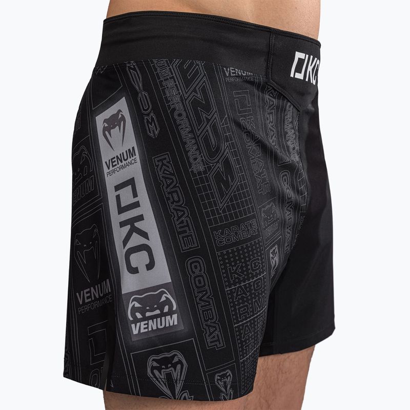 Treniruočių šortai Venum Karate Combat black/grey 5