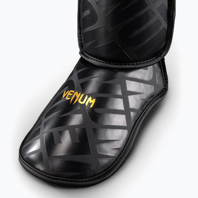 Kulkšnies ir blauzdų apsaugos Venum Contender 1.5 XT 3D Shin black/gold 3