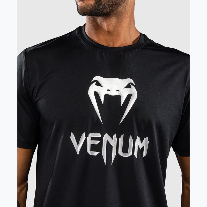 Vyriški marškinėliai Venum Classic Dry Tech black/silver 4