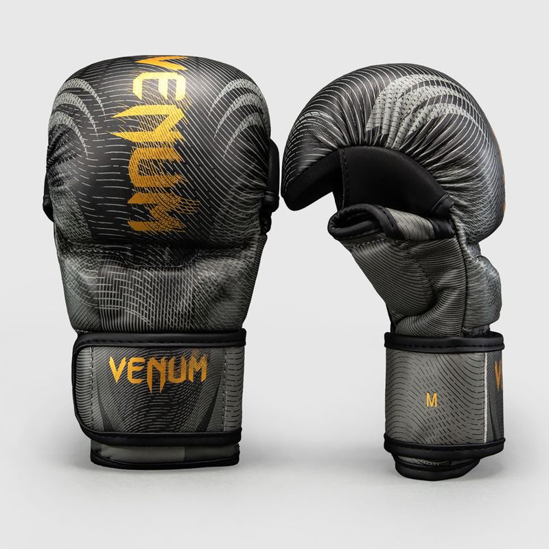 Sparingo pirštinės Venum Galactic 3.0 Sparring black/gold 2