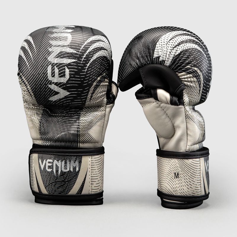 Sparingo pirštinės Venum Galactic 3.0 Sparring off white/black 2